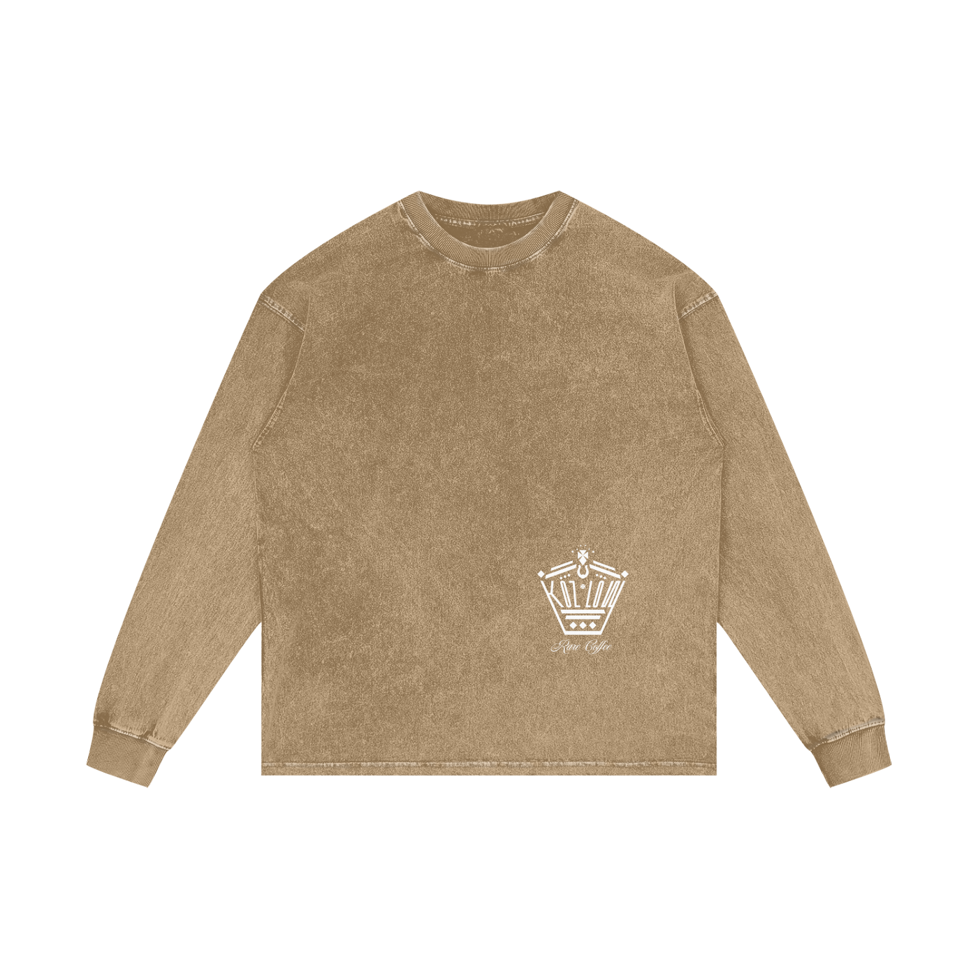Acid Wash Oversize Long Sleeve T-Shirt