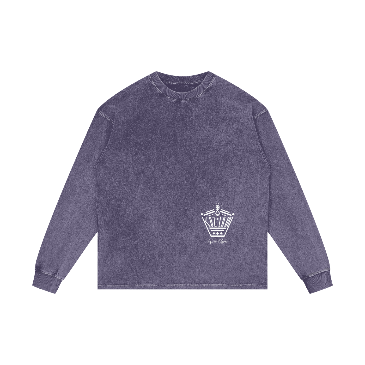 Acid Wash Oversize Long Sleeve T-Shirt
