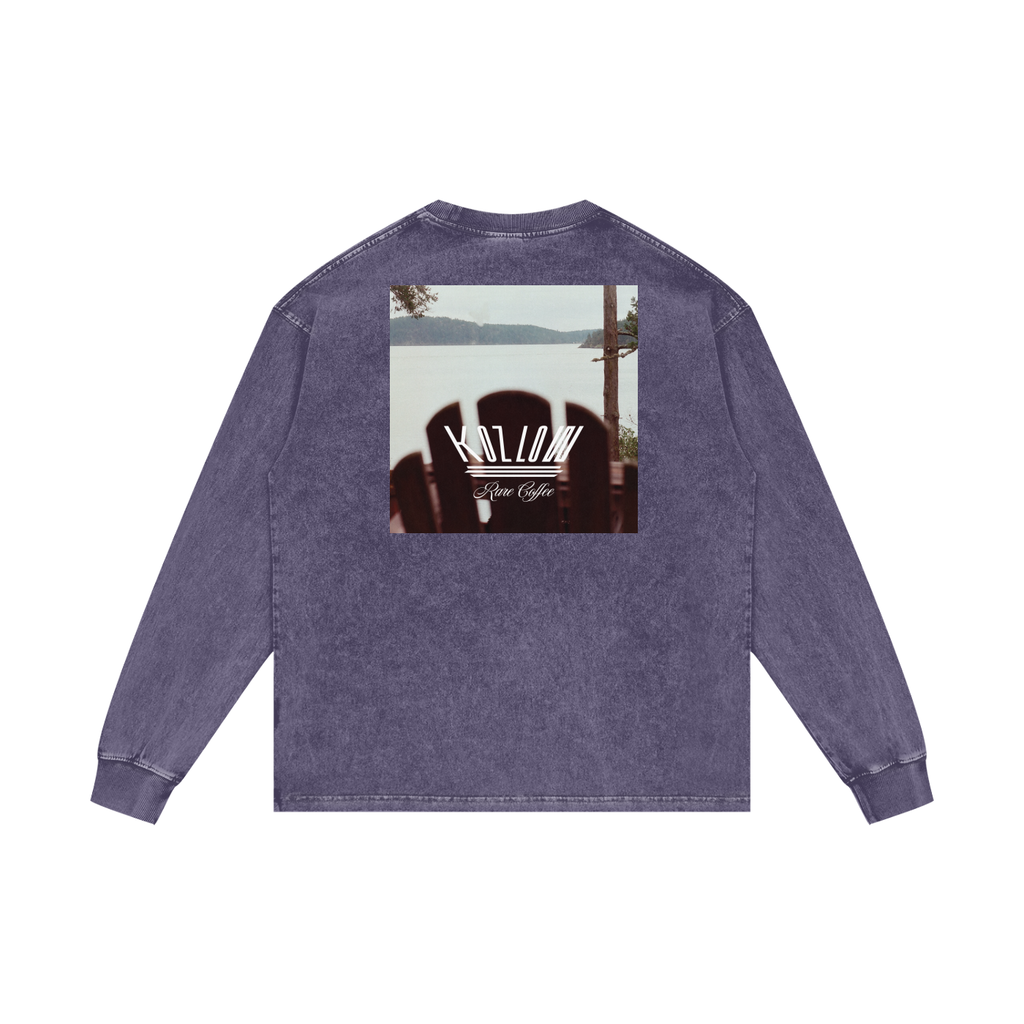 Acid Wash Oversize Long Sleeve T-Shirt