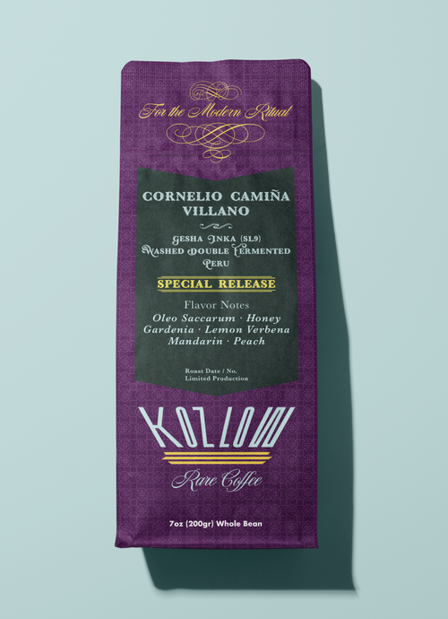 Cornelio Camiña Villano, Inkawasi, Peru, Gesha Inka Washed Double Fermented